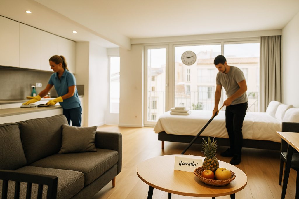 limpieza de apartamentos turísticos